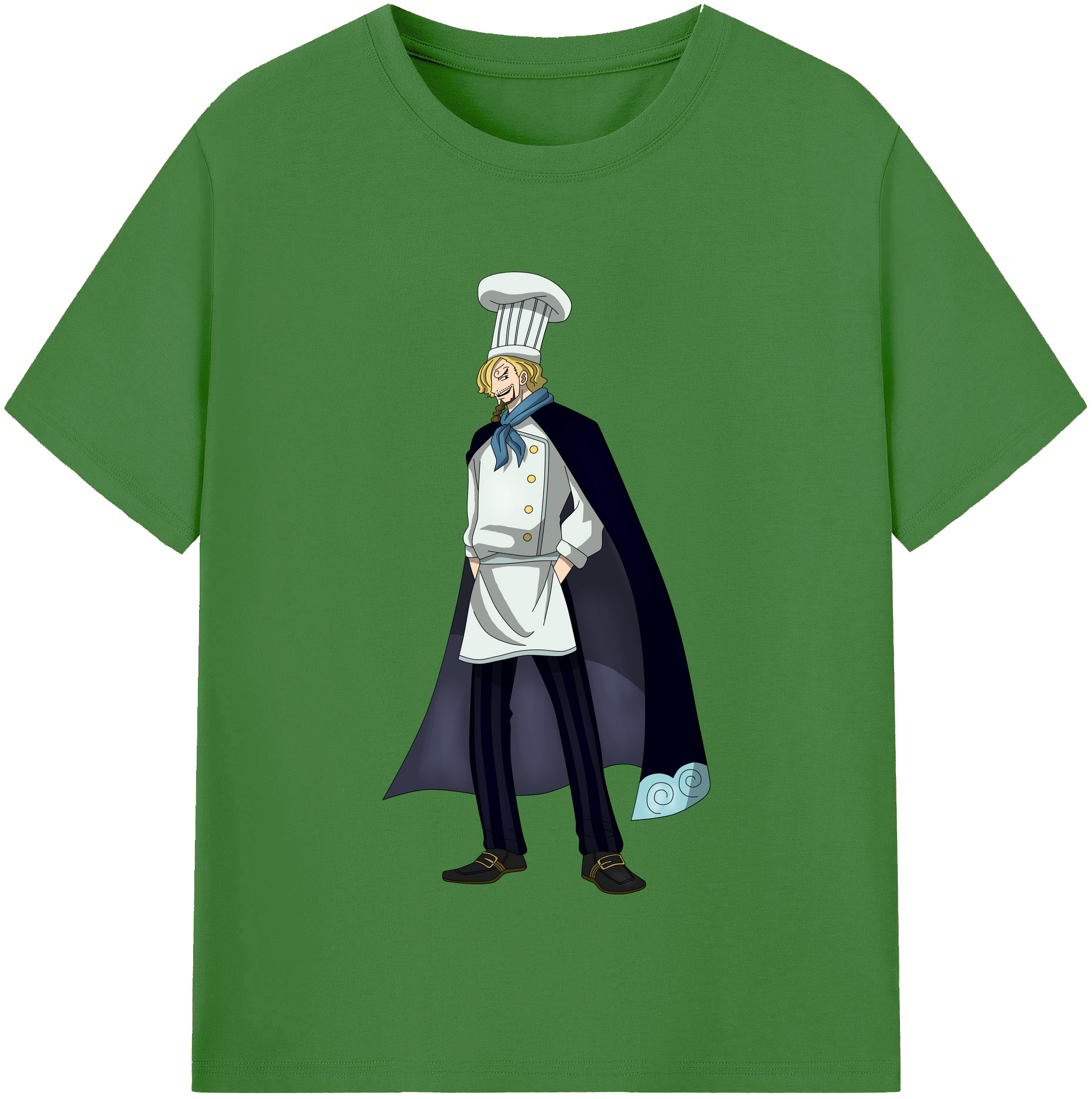 （画像用） ワンピース サンジ ONE PIECE Sanji レディースカジュアルプリントTシャツ（綿100％）